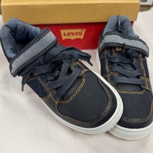 Levi's Kids Denim Blue Sneakers